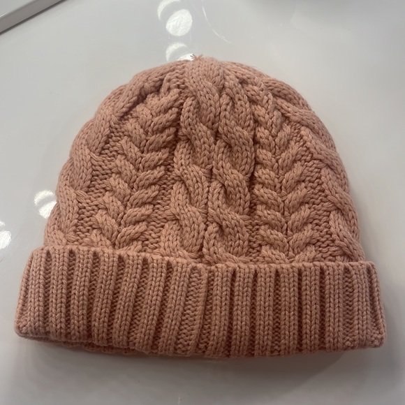 Timberland Peach winter Knit hat, lined - Picture 2 of 4